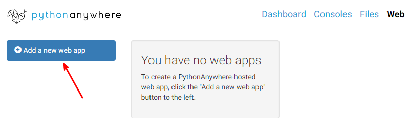 The Web panel
