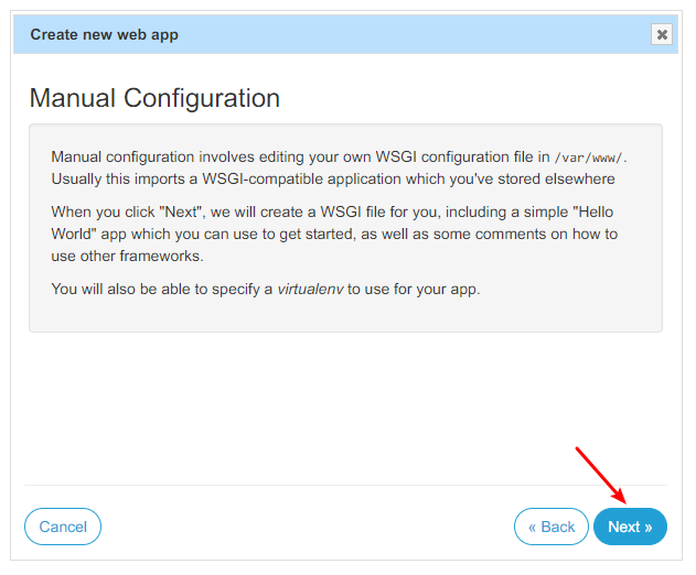 Finish creating the web application